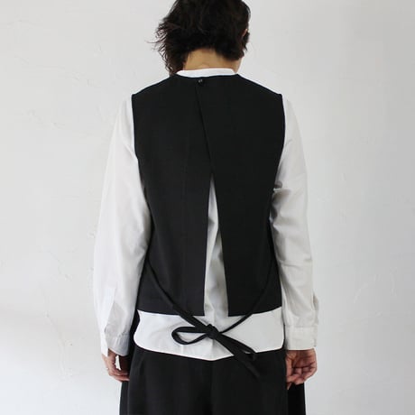 **再々入荷** SUSURI ススリ　ムールベスト　#black,ivory 【送料無料】