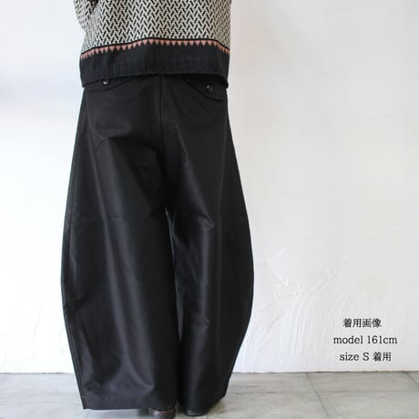 ASEEDONCLOUD アシードンクラウド　Fieldstone moleskin Forest carpenter’s trousers #ブラック　【送料無料】
