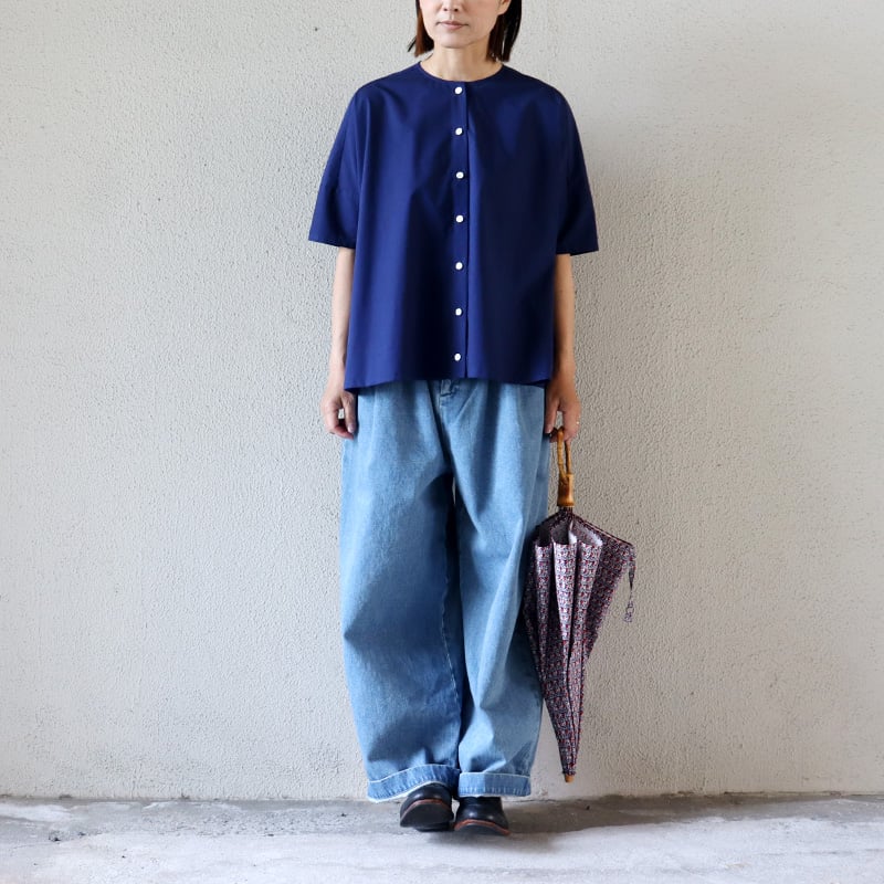 drawer 2019ss リネン　バックギャザー　ブラウス36 美品 2色＊レディース＊Linenya-リネンヤ-リネンバックギャザーブラウス
