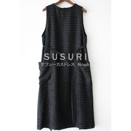 SUSURI ススリ　 オフューカスドレス　#black 【送料無料】
