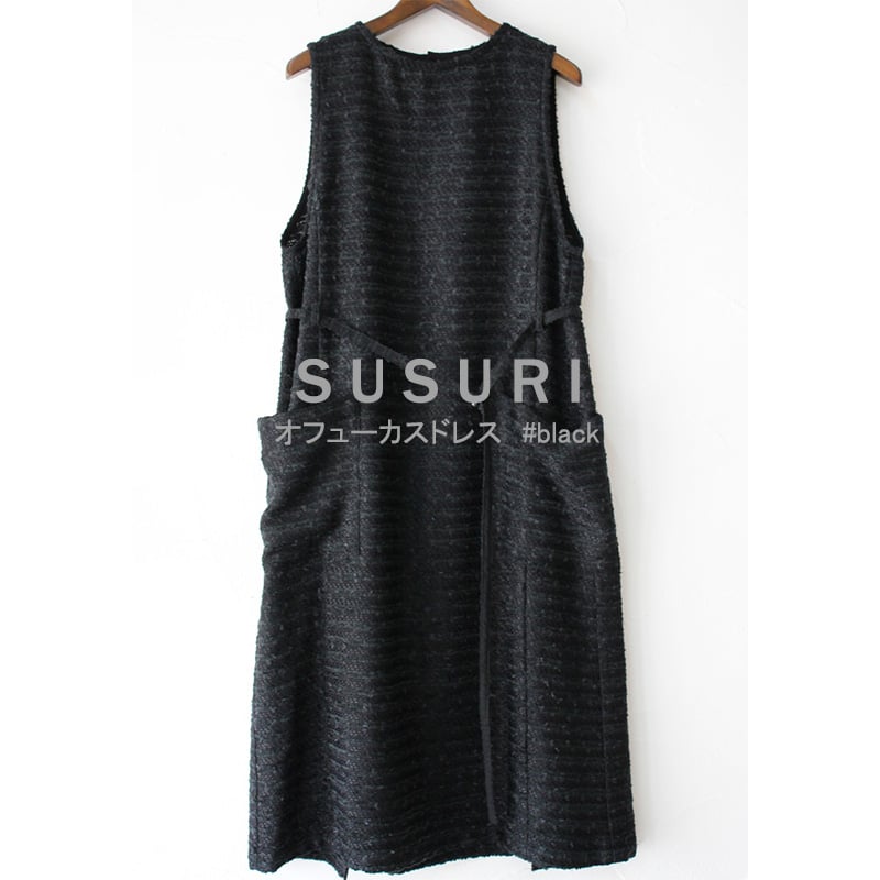 未使用展示品　SUSURI ススリ　2024 オフューカスドレス　ワンピース SUSURI,susuri,ススリ,ツイードジャケット,式典ジャケット,ファンシー