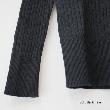 SUSURI ススリ　ポエータハイネックセーター　#black . dark navy . sand . off white  【送料無料】