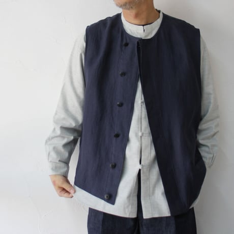 SUSURI ススリ　ディグベスト　#navy , khaki , celadon 　【送料無料】