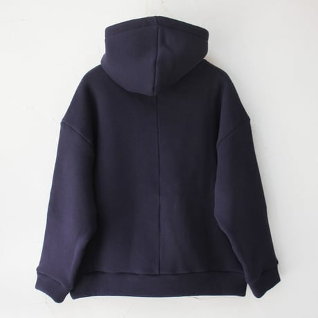 **再入荷** LinenYa リネンヤ　裏起毛コットンパーカー　#ネイビー　【送料無料】
