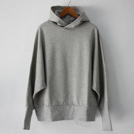 **再入荷** Linenya リネンヤ　コットンライトスウェットドルマンパーカー　#TOPグレー