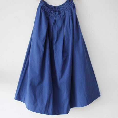 **またまた再入荷** Linenya リネンヤ　高密度コットンタックスカート