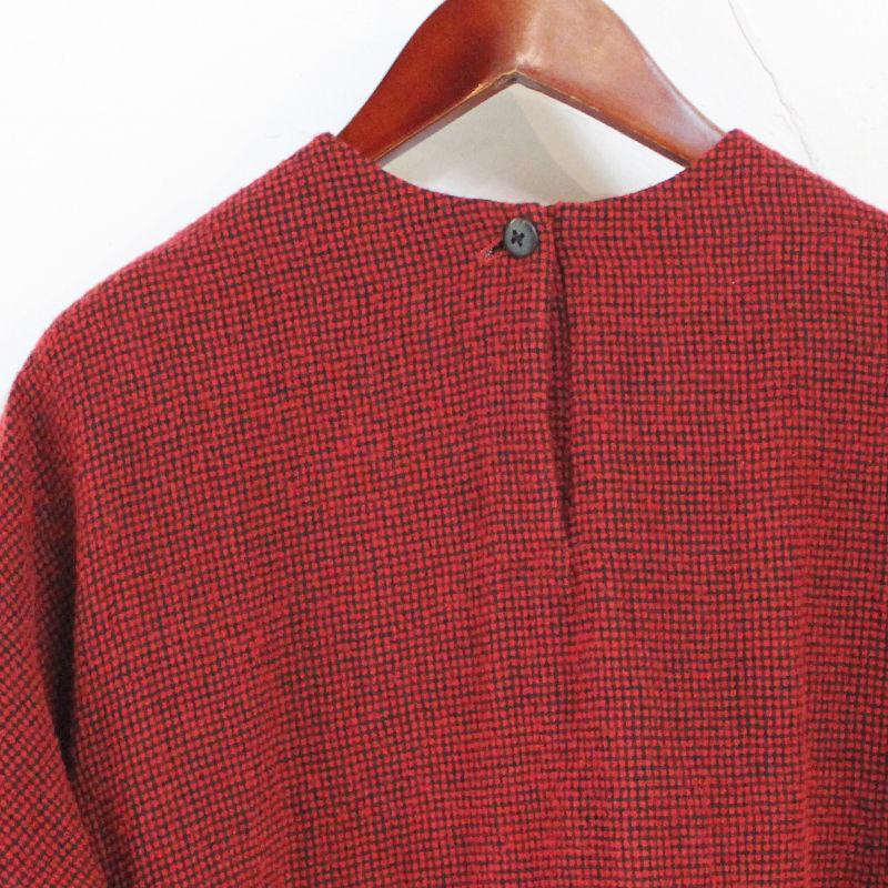 susuriススリ　フリッパーワンピース　ウール100％　赤 ラスト一点再入荷**susuri ススリ フリッパーワンピース ♯red 【送料