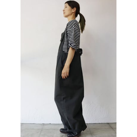 Brocante ブロカント　20sミニヘリンボンバンドルサロペット　#アイボリー、モカブラウン、ブラスト、ブラック