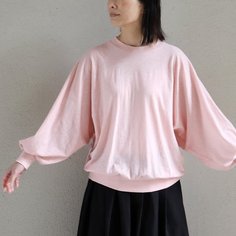 atelier naruse アトリエナルセ　コットンスラブバルーンカットソー　cotton slub balloon cut&sewn