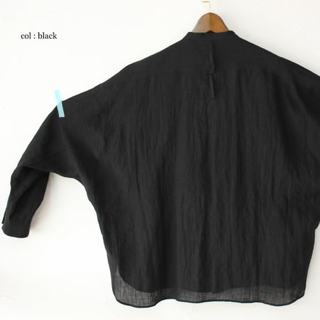 SUSURI ススリ　ハルシャツ　＃off white , black　【送料無料】
