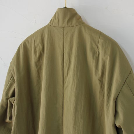 CAERULA PER LIGHTS カエルラ　C/Nウェザー中綿コート　#ブラック、ベージュ