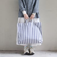 homspun ホームスパン　先染め帆布バッグ　#ストライプ、チェック、ボーダー