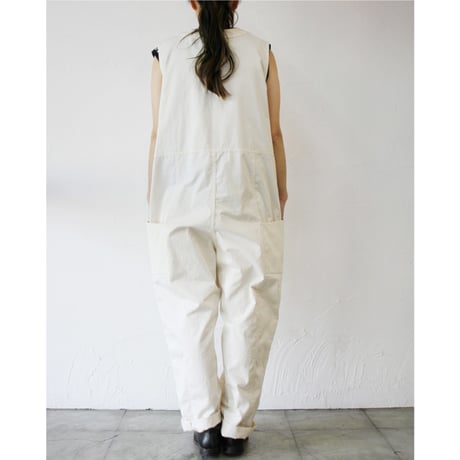 sasanqua by trees サザンカバイツリーズ　Hide seam work all ハイドシームワークオール　#IVORY,BEIGE