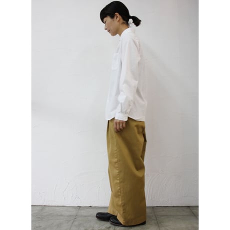 sasanqua by trees サザンカバイツリース　SunnyWorkShirts サニーワークシャツ　#ホワイト、ホワイトｘネイビー　【送料無料】