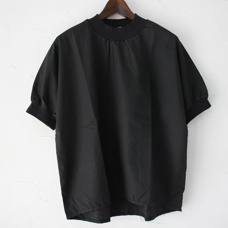 homspun ホームスパン　100/2ブロードブラウス　#サラシ、ブラック