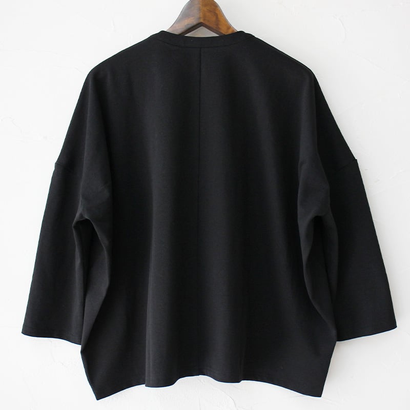 NEHERA ネヘラ変形リネンカーディガン黒麻100CADBY