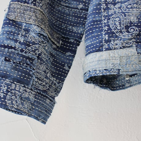 FUNSET OF ART ファンセットオブアート COF IDGバンダナBORO2nd GJKT #indigo 【送料無料】