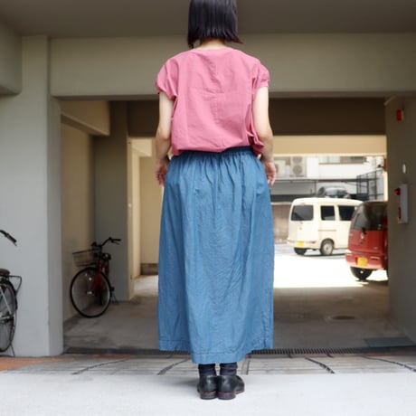 **再入荷** homspun ホームスパン　C/Lチェック＆ストライプスカート　【送料無料】