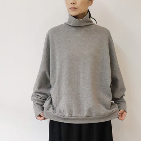 **再入荷** LinenYa リネンヤ　ヤク混ハイネックプルオーバー　#チャコール、グレー、オートミール