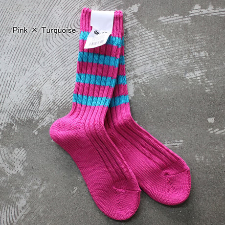 decka Quality Socks デカソックス　Stripes Heavyweight Socks