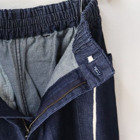 **再入荷** atelier naruse アトリエナルセ cotton denim balloon pants コットンデニムウエストゴムバルーンパンツ #インディゴ　【送料無料】