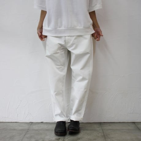 ARTE POVERA アルテポーヴェラ　チノバギーパンツ　#ホワイト、アイスグレー