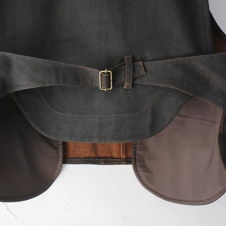 ASEEDONCLOUD アシードンクラウド　Immunity cloth Reseacher waistcoat #Dark brown 【送料無料】
