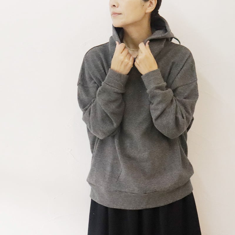 LinenYa リネンヤ ヤク混パーカー #チャコール、グレー、オートミール LinenYa リネンヤ ヤク混パーカー #チャコール、グレー、オートミール