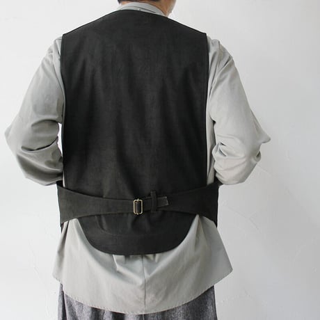 ASEEDONCLOUD アシードンクラウド　Immunity cloth Reseacher waistcoat #Dark brown 【送料無料】