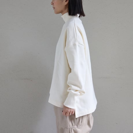 **またまた再入荷** TRAVAIL MANUEL トラバイユマニュアル　起毛裏毛ハイネックプルオーバー　【送料無料】