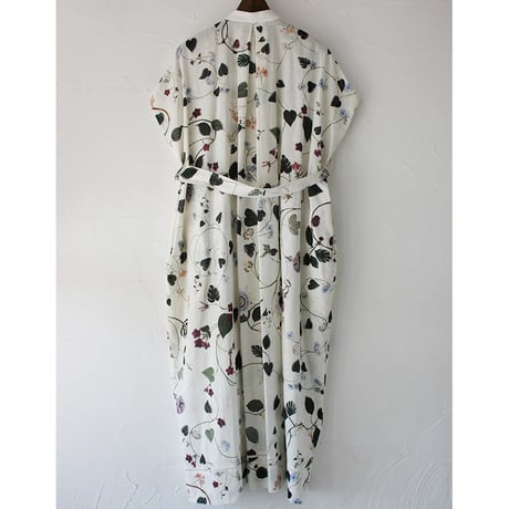 ASEEDONCLOUD アシードンクラウド　Tree worship print Holy island dress #off white 【送料無料】