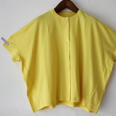 **再入荷**LinenYa リネンヤ　Tシャツカーディガン　#ブルー、アイスグレー、イエロー、レッド
