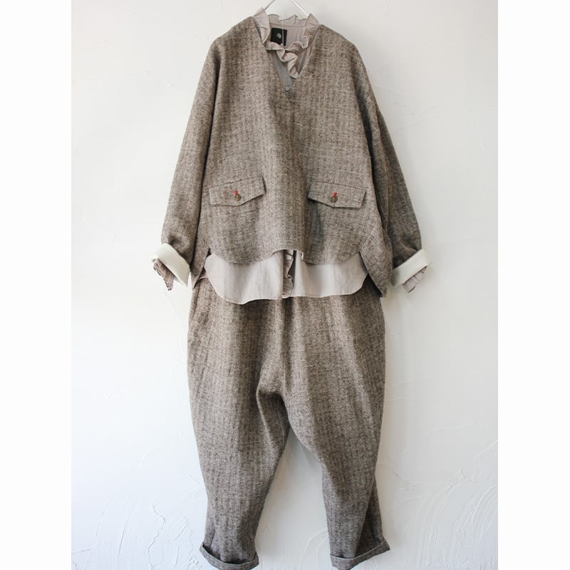 atelier naruse アトリエナルセ shetland wool linen sarr