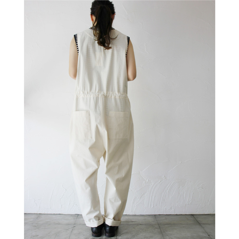 【美品】アトリエナルセ サロペット atelier naruse キナリ38 atelier naruse アトリエナルセ コットン ウール オーバーオール