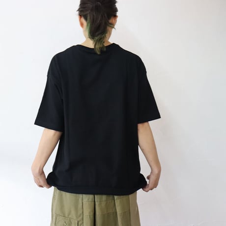 amne アンヌ　半袖”a”Tシャツ　#ホワイト、ラベンダー、ブラック