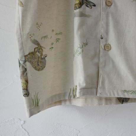 ASEEDONCLOUD アシードンクラウド　study of wild rabbit sakurashi blouse  #ナチュラル　【送料無料】