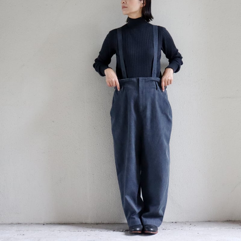 atelier naruse アトリエナルセ カツラギコットンリネンサスペンダー