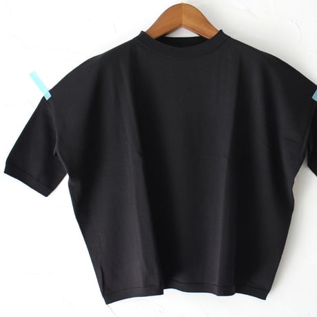 **新色追加・またまたまた再入荷** LinenYa リネンヤ as it is. コットンボートネック5分袖ニット　【送料無料】
