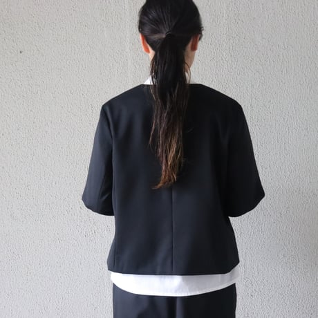 LinenYa リネンヤ　フォーマルジャケット　#ブラック
