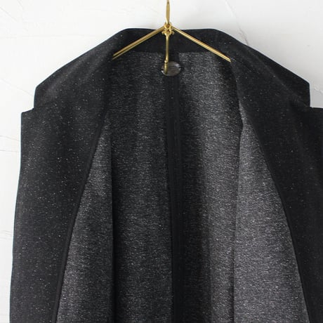 **SuKiMa別注**LASSO ラッソ　Wanderer Mantel コート　#ブラック　【送料無料】