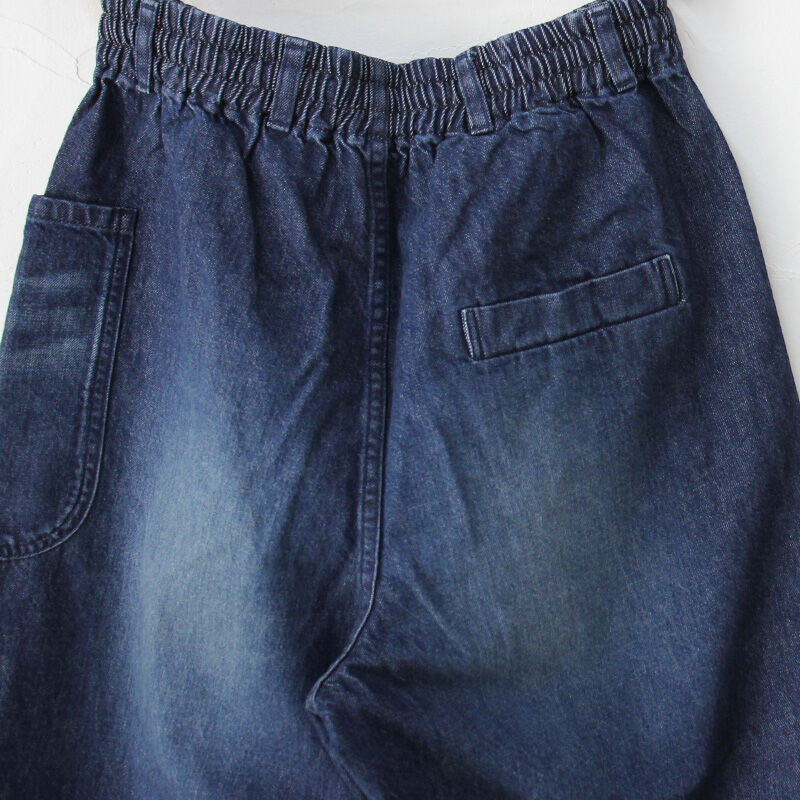 アトリエナルセ コットンデニム バルーンパンツ 38 cotton denim balloon pants / indigo - atelier naruse｜Online