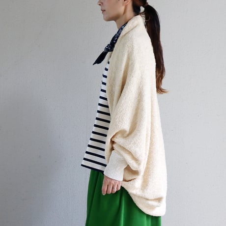atelier naruse アトリエナルセ cotton double stranded margaret knit bolero コットンダブルストランダットニットボレロ