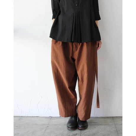 SUSURI　ススリ　ペコラパンツ　＃brown,black 【送料無料】