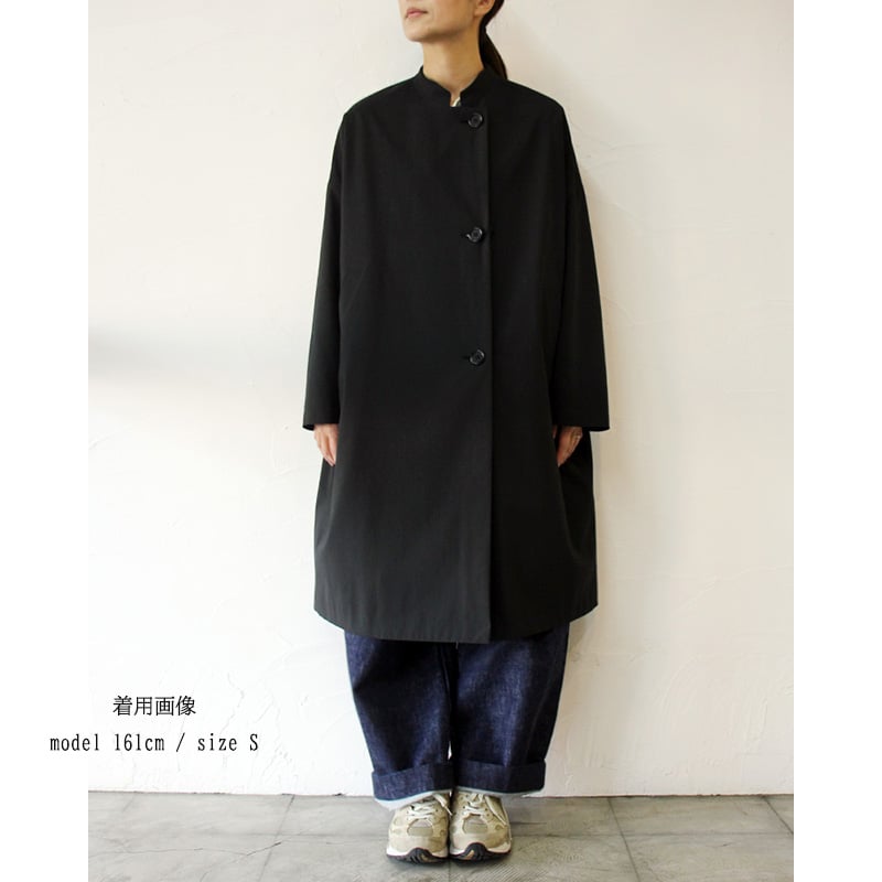日本製 TRAVIL MANUEL ショートコート TRAVAIL MANUEL トラバイユマニュアル スプリットツイルマオコート