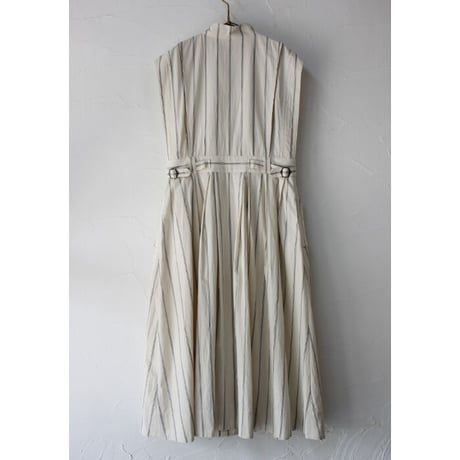 ASEEDONCLOUD アシードンクラウド　Zephyros stripe Hiraeth work coat  #off white 【送料無料】