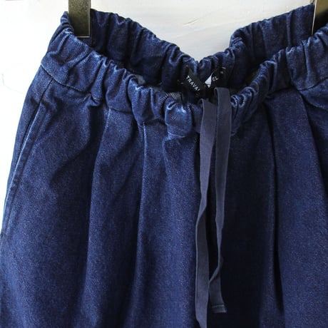 TRAVAIL MANUEL トラバイユマニュアル　オープンエンドデニムバームパンツ　#INDIGO　【送料無料】