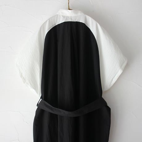 ASEEDONCLOUD アシードンクラウド　Travelers aging cloth Market shirts coat #black