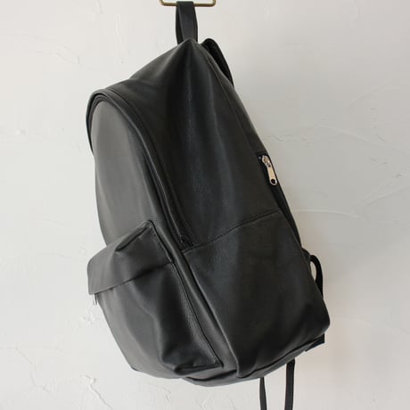 atelier naruse アトリエナルセ　レザーバックパック　 leather backpack　#ブラック　【送料無料】