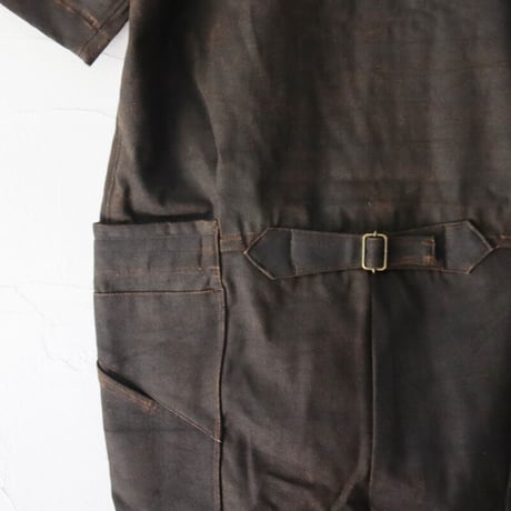 ASEEDONCLOUD アシードンクラウド　Immunity cloth Crafter jumpsuit　#dark brown 　【送料無料】