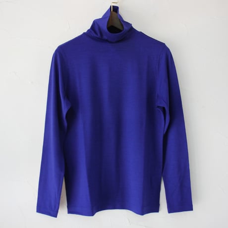 **再入荷**LinenYa リネンヤ　ウールタートルニット　#ネイビーブルー、ブルー